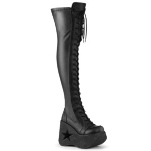 Demonia Cult overknee-boots